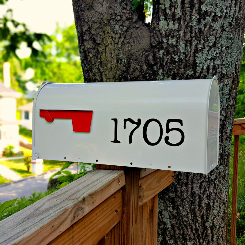 Michaels Style Mailbox Numbers